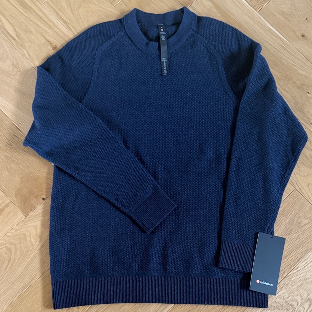 NWT Lululemon athletica Dark Blue Crewneck Sweater